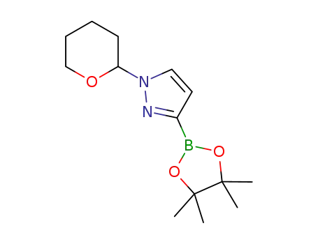 1-(tetrahydro-2H-pyran-2-yl)-3-(4,4,5,5-tetramethyl-1,3,2-dioxaborolan-2-yl)-1H-pyrazole