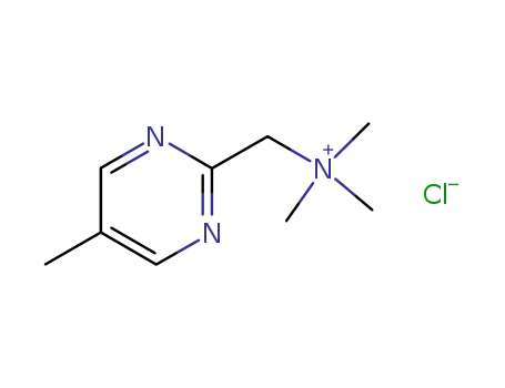 Molecular Structure of 126504-88-9 (Trimethyl<(5-methyl-2-pyrimidinyl)methyl>ammonium Chloride)