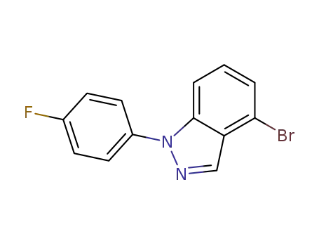 1H-Indazole, 4-bromo-1-(4-fluorophenyl)-
