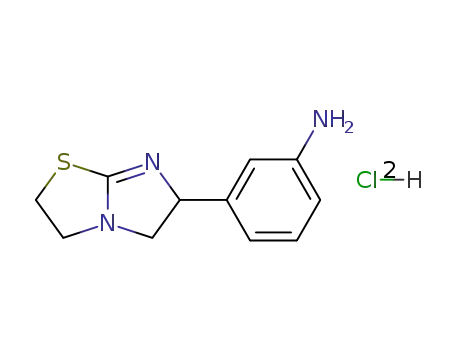d-6-(m-aminophenyl)-2,3,5,6-tetrahydroimidazo[2,1-b]thiazole dihydrochloride