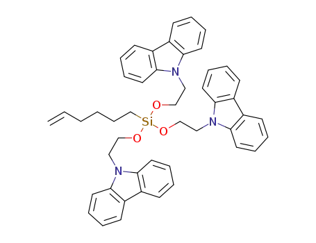 tri(9-carbazole)ethoxy-5-hexenylsilane