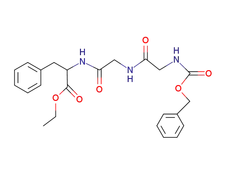 Molecular Structure of 101501-19-3 (<i>N</i>-benzyloxycarbonyl-glycyl=>glycyl=>phenylalanine ethyl ester)