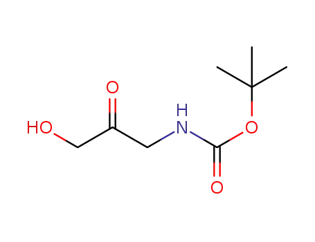 Molecular Structure of 1251455-27-2 (tert-butyl N-(3-oxidanyl-2-oxidanylidenepropyl)carbamate)