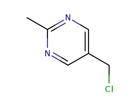 Molecular Structure of 126504-86-7 (Pyrimidine, 5-(chloromethyl)-2-methyl- (9CI))