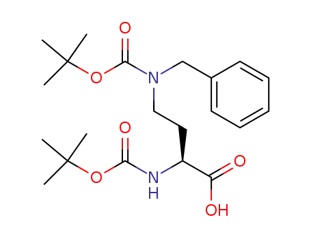 4-(benzyl-<i>tert</i>-butoxycarbonyl-amino)-2-<i>tert</i>-butoxycarbonylamino-butyric acid