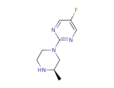 Pyrimidine, 5-fluoro-2-[(3R)-3-methyl-1-piperazinyl]-