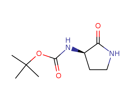 Carbamic acid, [(3R)-2-oxo-3-pyrrolidinyl]-, 1,1-dimethylethyl ester (9CI)