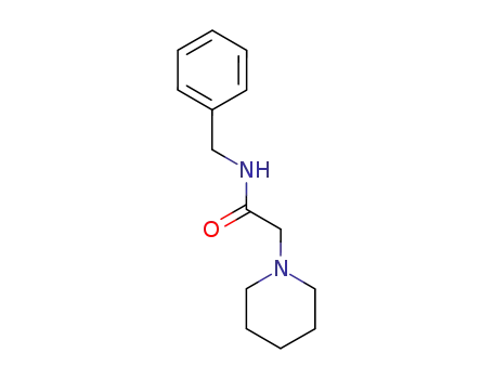 1-Piperidineacetamide, N-(phenylmethyl)-
