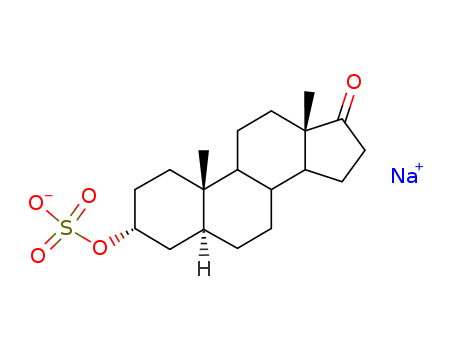 Androstan-17-one, 3-(sulfooxy)-, sodium salt, (3b,5a)-