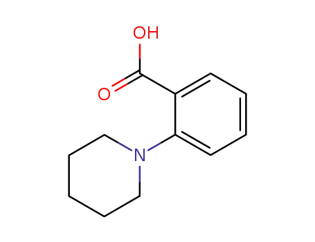 Molecular Structure of 42093-97-0 (2-PIPERIDINOBENZOIC ACID)