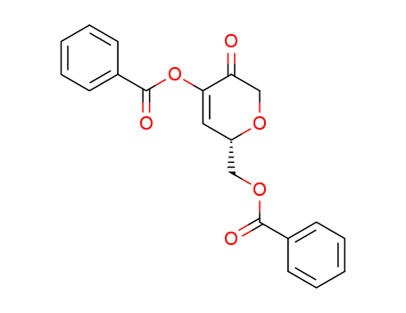 2H-PYRAN-3(6H)-ONE,4-(BENZOYLOXY)-6-[(BENZOYLOXY)METHYL]-,(6S)-