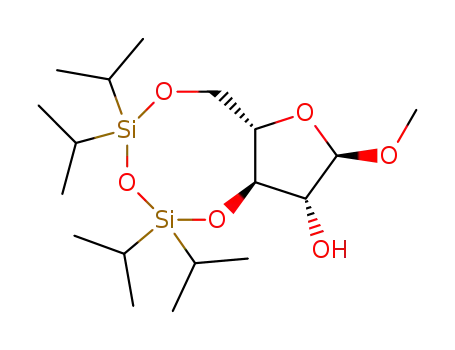 methyl 3,5-O-(1,1,3,3-tetraisopropyldisiloxane-1,3-diyl)-α-L-arabinofuranoside