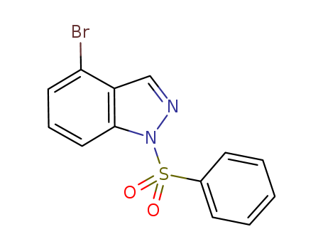1H-Indazole, 4-bromo-1-(phenylsulfonyl)-