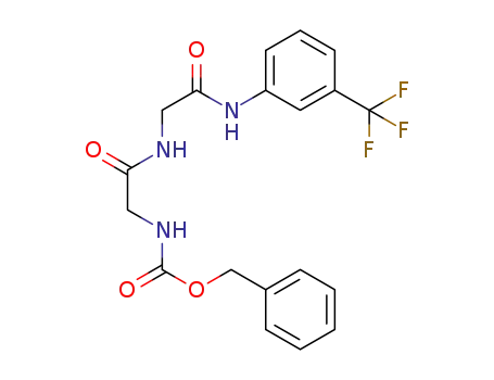 benzyl 2-oxo-2-(2-oxo-2-(3-(trifluoromethyl)phenylamino)ethylamino)ethylcarbamate
