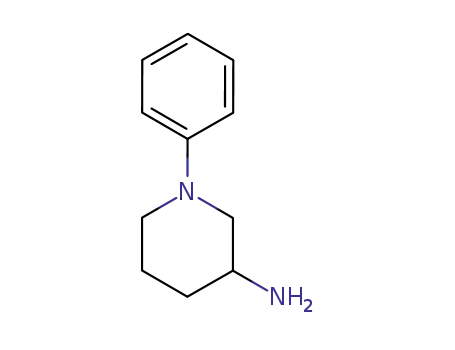 Molecular Structure of 63921-21-1 (1-Phenylpiperidin-3-amine)