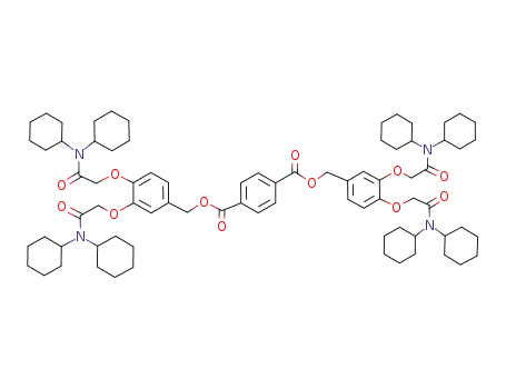 bis-(N,N,N',N'-tetrakis-(cyclohexyl)-4-methylene-1,2-phenylenedioxydiacetamido)-1,4-phthalate
