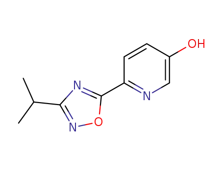 6-(3-isopropyl-[1,2,4]oxadiazol-5-yl)pyridin-3-ol