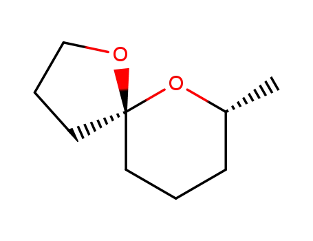 Molecular Structure of 73046-13-6 (1,6-Dioxaspiro[4.5]decane, 7-methyl-)