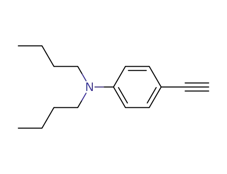 Molecular Structure of 41876-68-0 (Benzenamine, N,N-dibutyl-4-ethynyl-)