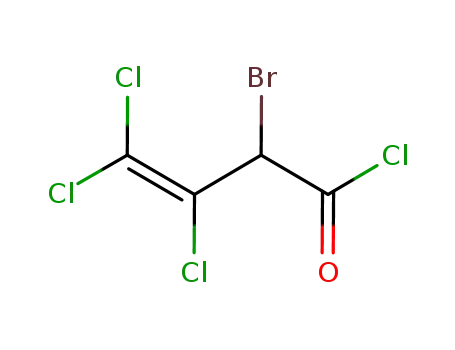 Molecular Structure of 913966-90-2 (2-bromo-3,4,4-trichloro-3-butenoyl chloride)