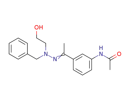 N-(3-{1-[Benzyl-(2-hydroxy-ethyl)-hydrazono]-ethyl}-phenyl)-acetamide
