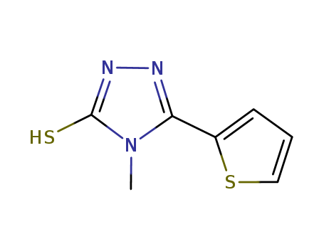 3H-1,2,4-Triazole-3-thione, 2,4-dihydro-4-methyl-5-(2-thienyl)-