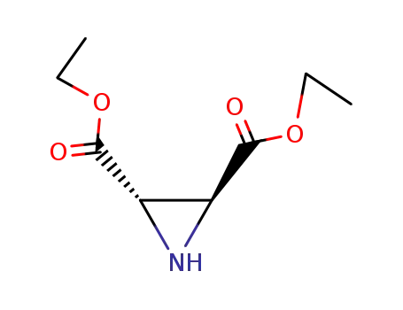 Molecular Structure of 136314-88-0 (diethyl (2S,3S)-(+)-aziridine-2,3-dicarboxylate)