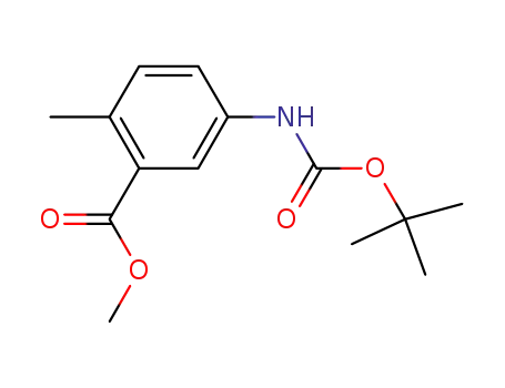 methyl 5-(tert-butoxycarbonylamino)-2-methyl-benzoate