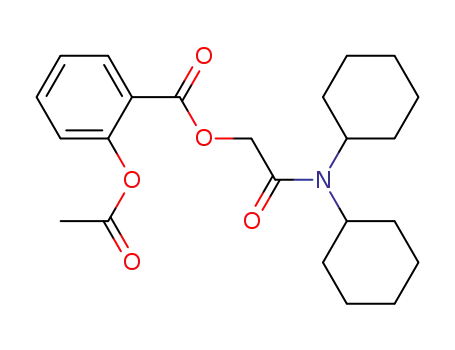 Benzoic acid, 2-(acetyloxy)-, 2-(dicyclohexylamino)-2-oxoethyl ester