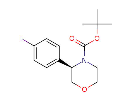 (R)-tert-butyl 3-(4-iodophenyl)morpholine-4-carboxylate