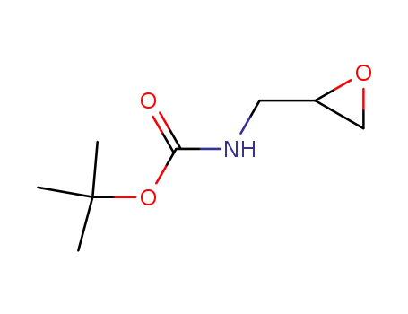 Molecular Structure of 115198-80-6 (TERT-BUTYL N-(2-OXIRANYLMETHYL)CARBAMATE)