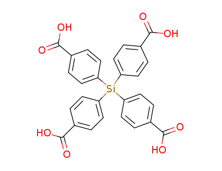 Molecular Structure of 10256-84-5 (tetrakis(4-carboxyphenyl)silane)