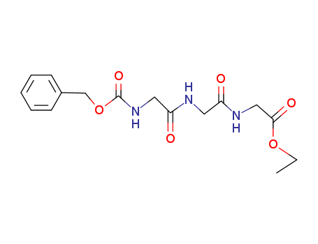 Glycine,N-[N-[N-[(phenylmethoxy)carbonyl]glycyl]glycyl]-, ethyl ester (9CI) cas  2503-35-7