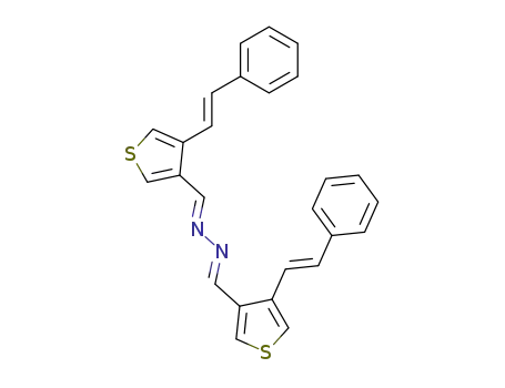 3-formyl-4-(trans-2-phenylethenyl)thiophen azine