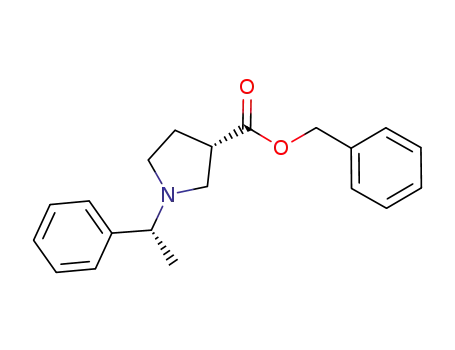 (3S)-benzyl-1-[(R)-1-phenylethyl]pyrrolidine-3-carboxylate