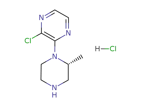 Molecular Structure of 639029-52-0 ((2R)-N2-(2-chloroethyl)-N2-(3-chloropyrazin-2-yl)propane-1,2-diamine)