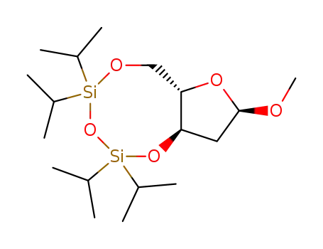methyl 2-deoxy-3,5-O-(1,1,3,3-tetraisopropyldisiloxane-1,3-diyl)-α-L-erythropentofuranoside