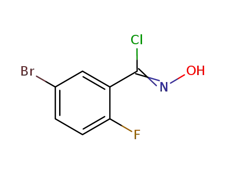 (E,Z)-5-bromo-2-fluoro-N-hydroxybenzimidoyl chloride