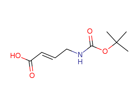 2-Butenoicacid,4-[[(1,1-dimethylethoxy)carbonyl]amino]-,(2E)-(9CI)