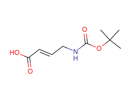 2-BUTENOIC ACID 4-[[(1,1-DIMETHYLETHOXY)CARBONYL]AMINO]-,(2E)-