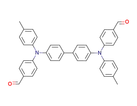 Molecular Structure of 181064-88-0 (N,N'-di-p-Tolyl-N,N'-di(4-formylphenyl)benzidin)