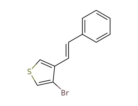 4-bromo-3-(trans-2-phenylethenyl)thiophen