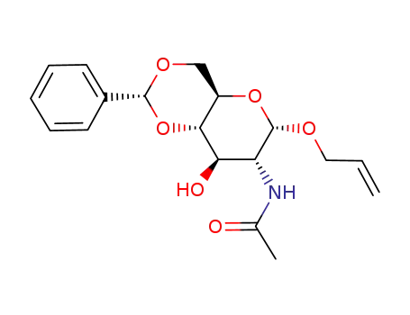 prop-2-en-1-yl 2-(acetylamino)-4,6-O-benzylidene-2-deoxy-α-D-glucopyranoside