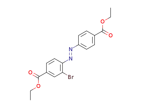 (E)-ethyl 3-bromo-4-((4-(ethoxycarbonyl)phenyl)diazenyl)benzoate