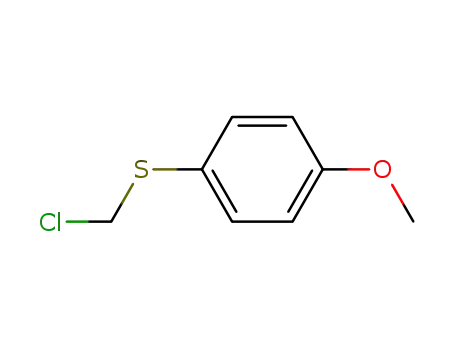 Molecular Structure of 7205-89-2 (Benzene, 1-[(chloromethyl)thio]-4-methoxy-)