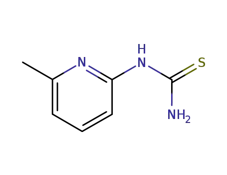 Molecular Structure of 49600-34-2 ((6-METHYL-PYRIDIN-2-YL)-THIOUREA)