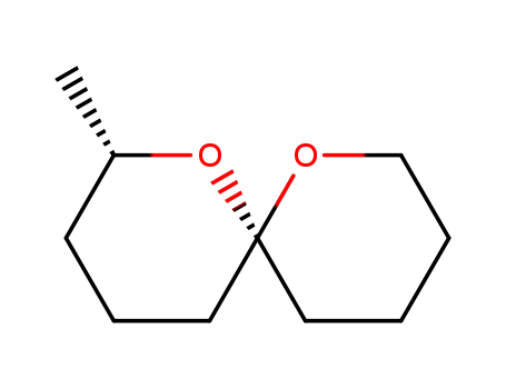 Molecular Structure of 78419-13-3 (1,7-Dioxaspiro[5.5]undecane, 2-methyl-, (2R,6S)-rel-)