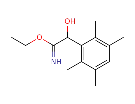 Benzeneethanimidic  acid,  -alpha--hydroxy-2,3,5,6-tetramethyl-,  ethyl  ester  (9CI)