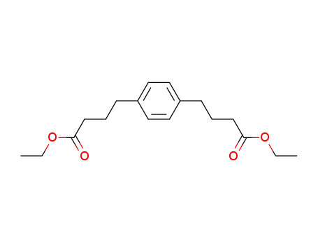 Molecular Structure of 85784-83-4 (4-[4-(3-Ethoxycarbonyl-propyl)-phenyl]-butyric acid ethyl ester)