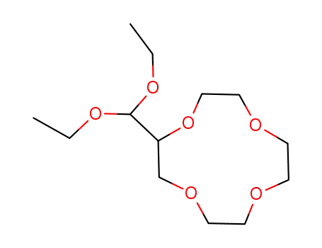 1,4,7,10-Tetraoxacyclododecane, 2-(diethoxymethyl)-